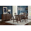 A-A Henderson 5-Piece Trestle Table and Chair Set