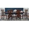 A-A Henderson 7-Piece Trestle Table and Chair Set