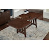 A-A Henderson Rectangular Butterfly Leaf Trestle Table