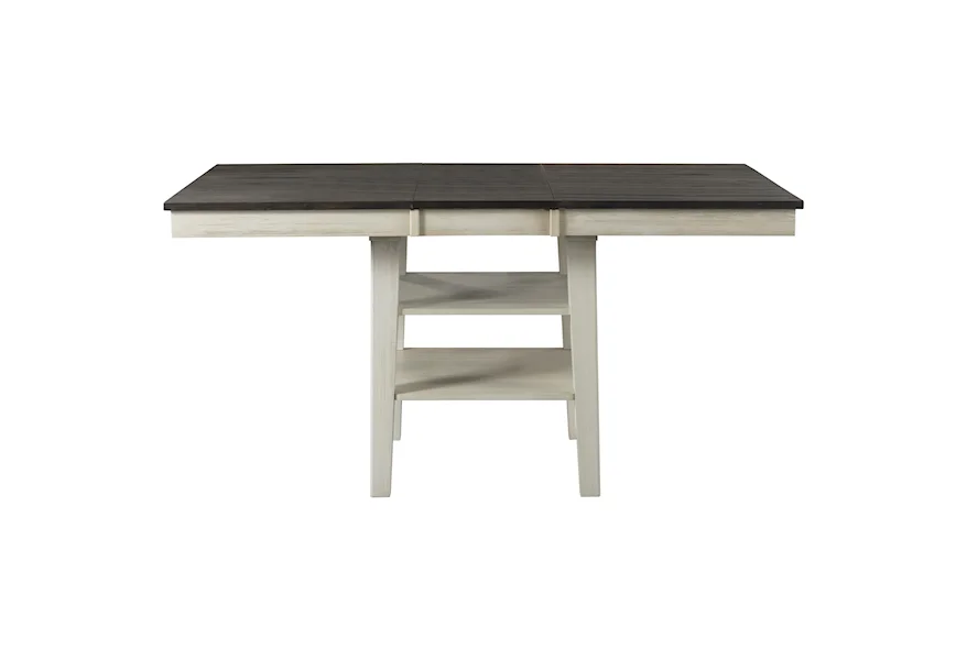 Huron Rectangular Counter Height Pedestal Table by AAmerica at Conlin's Furniture