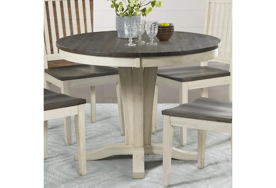 Huron Round Pedestal Table by AAmerica at Zak's Home