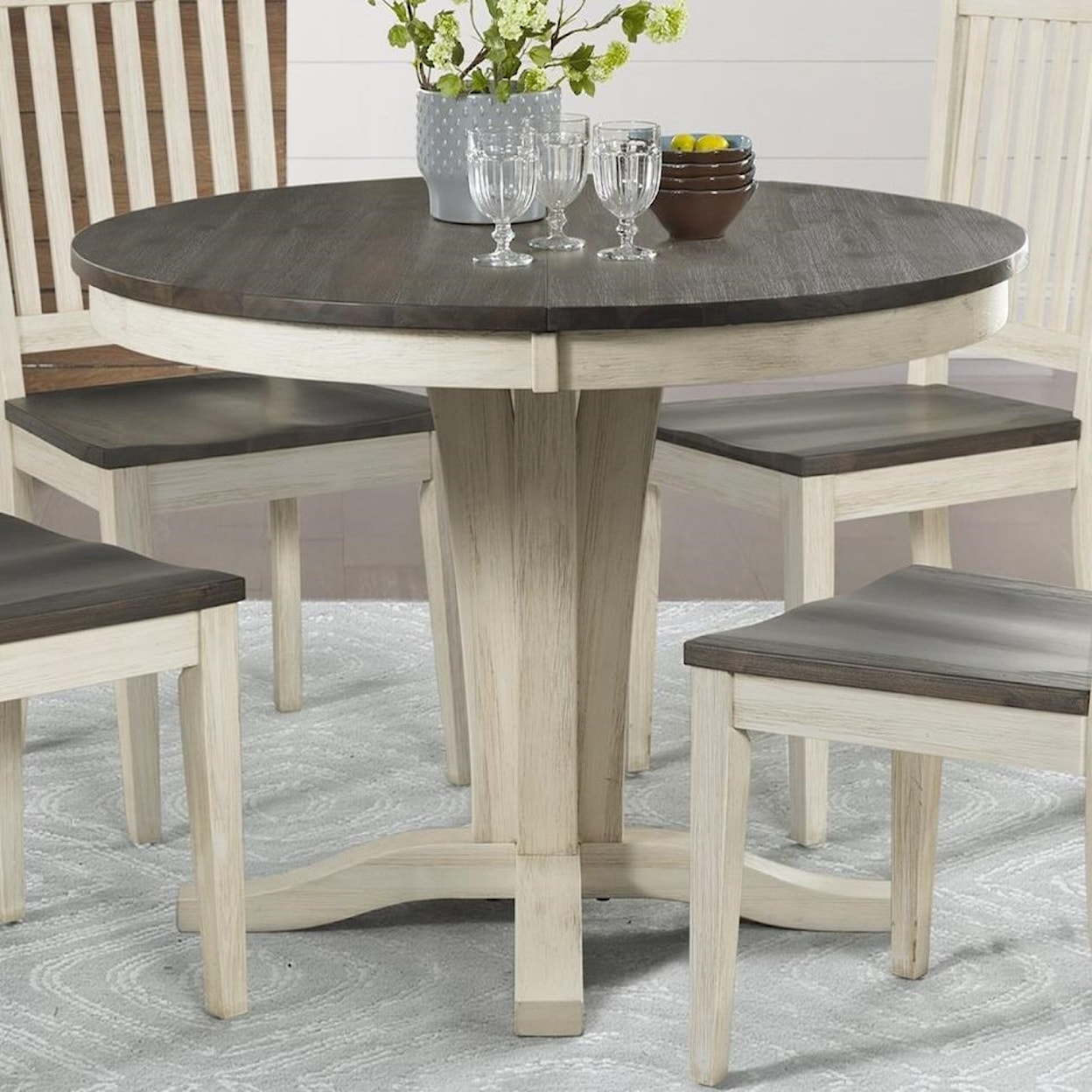 AAmerica Huron Round Pedestal Table