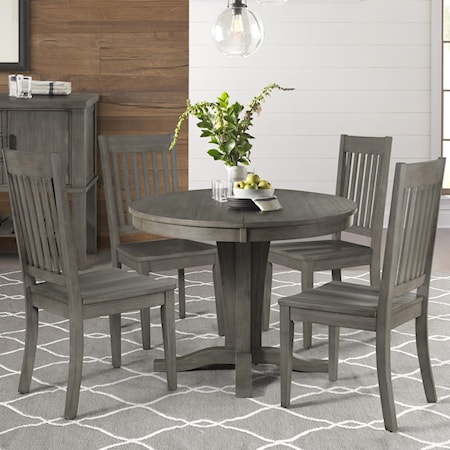 Transitional Table and Chair Set