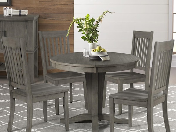 Transitional Table and Chair Set