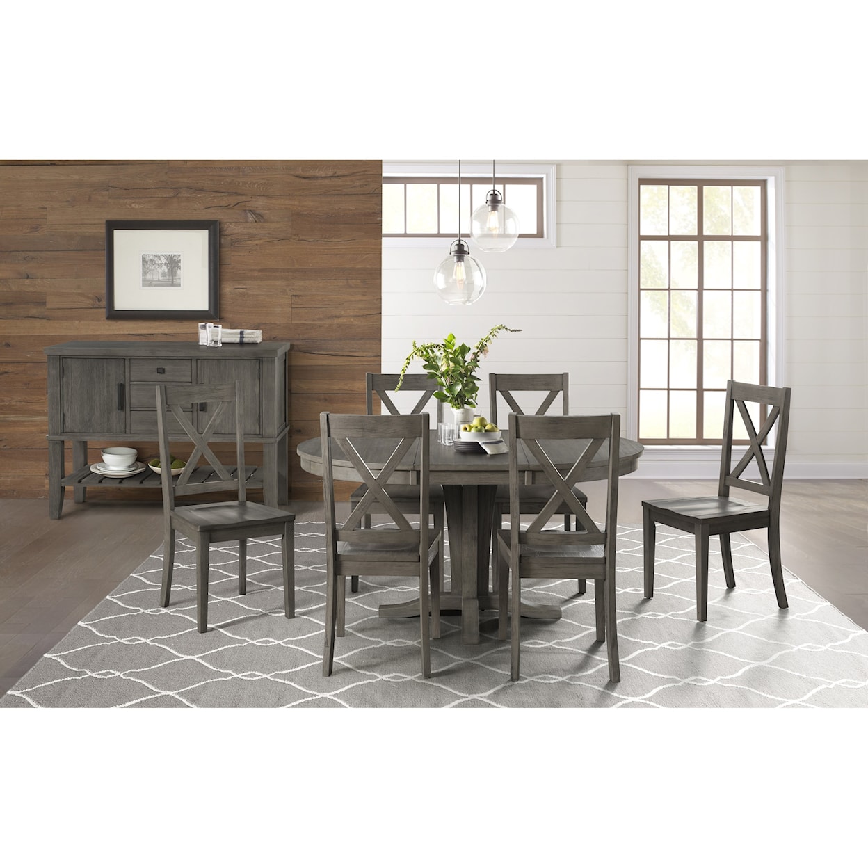 AAmerica Huron Round Pedestal Table