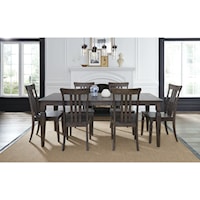 Transitional 7-Piece Dining Set