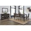 AAmerica Kingston 7-Piece Counter Height Table Set