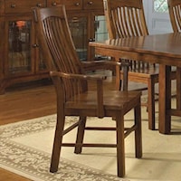 Slatback Arm Chair