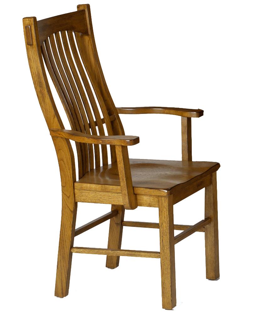 AAmerica Laurelhurst LAURO276K Slatback Arm Chair Conlin's Furniture