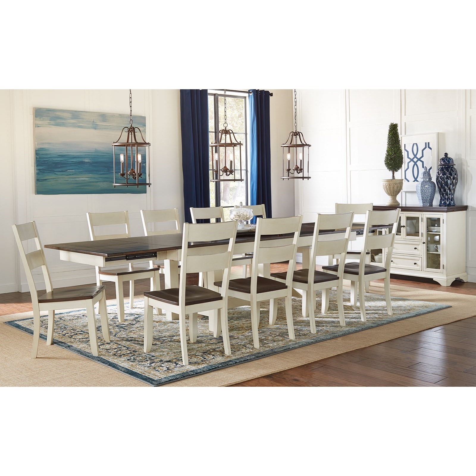 Mariposa 5 top piece dining set