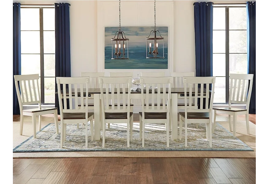 Mariposa 11 Piece Dining Set by AAmerica at Dinette Depot