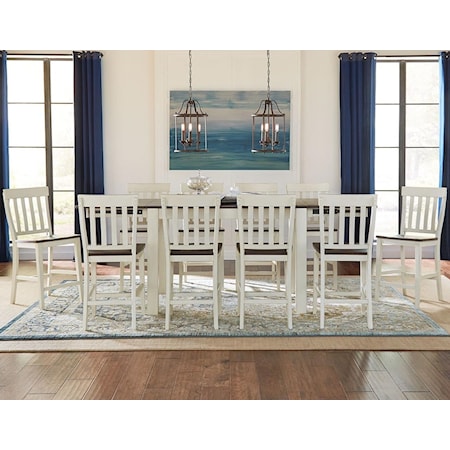11 Piece Counter Height Dining Set