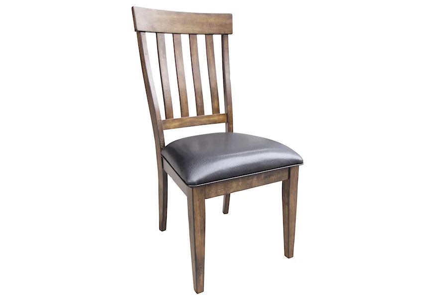 Mariposa Slatback Side Chair by AAmerica at VanDrie Home Furnishings