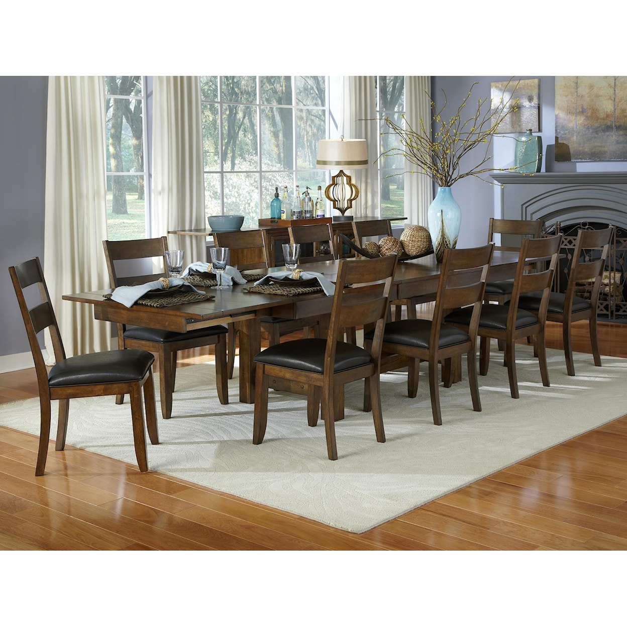 AAmerica Mariposa 11 Piece Table and Chairs Set