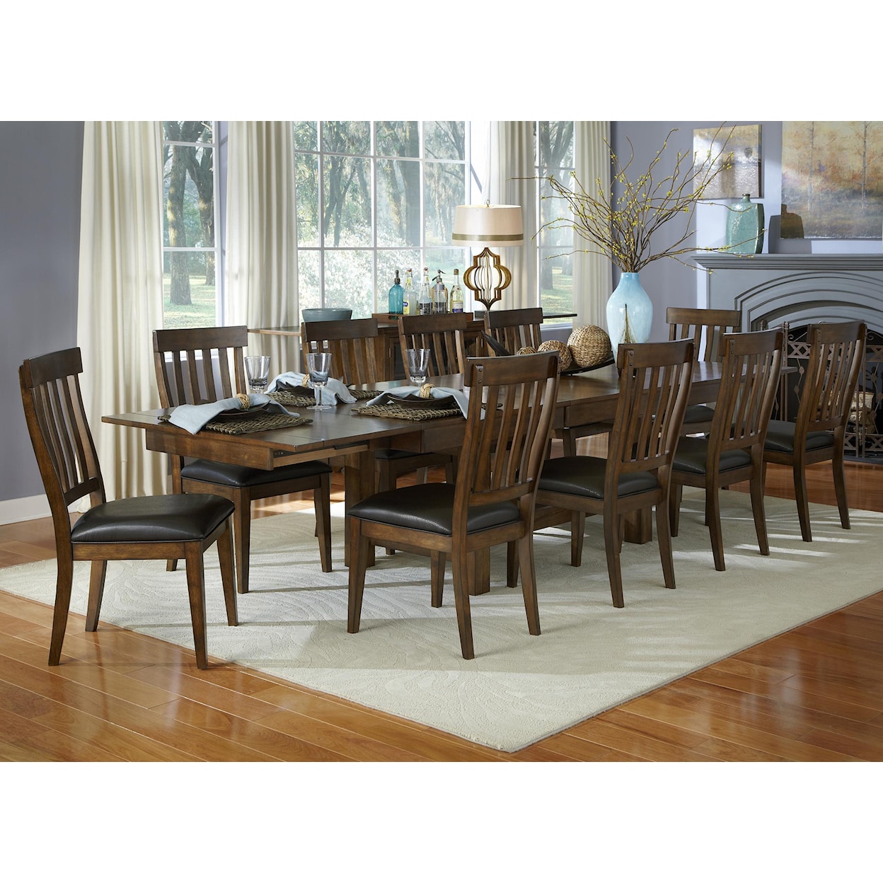 AAmerica Mariposa 11 Piece Table and Chair Set