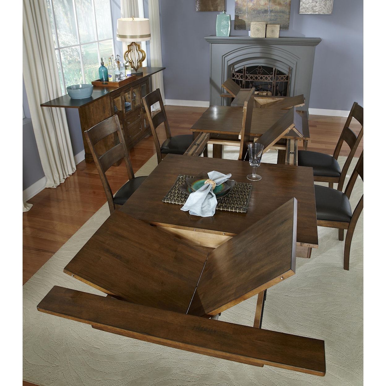 AAmerica Mariposa 11 Piece Table and Chair Set