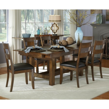 7 Piece Table and Chairs Set