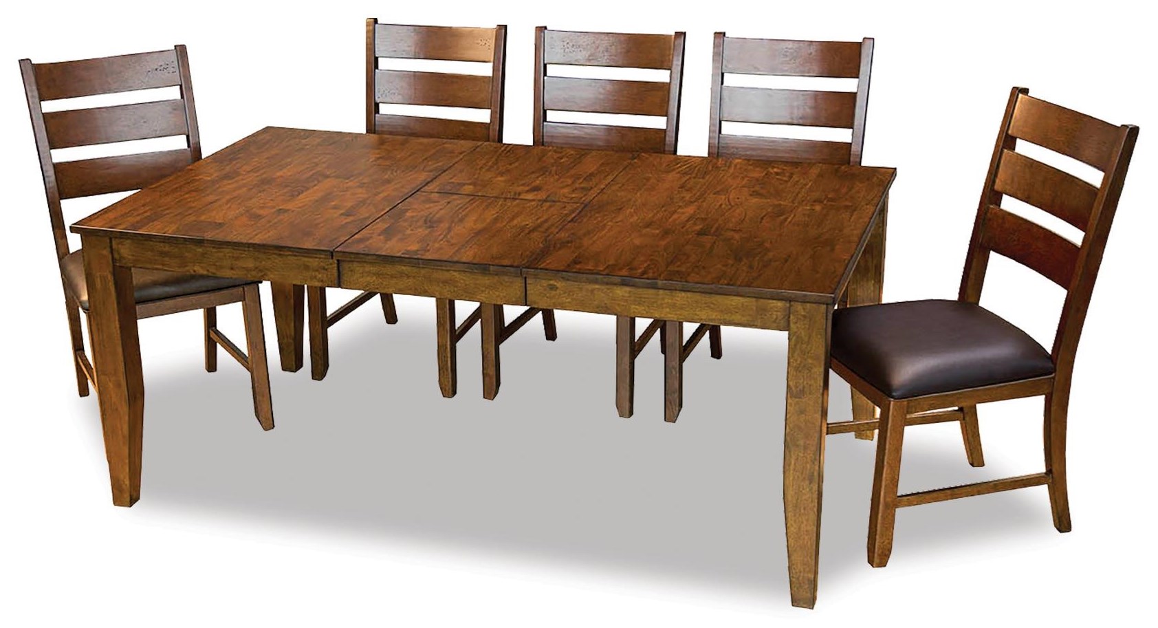 Solid wood butterfly table and 2025 chairs