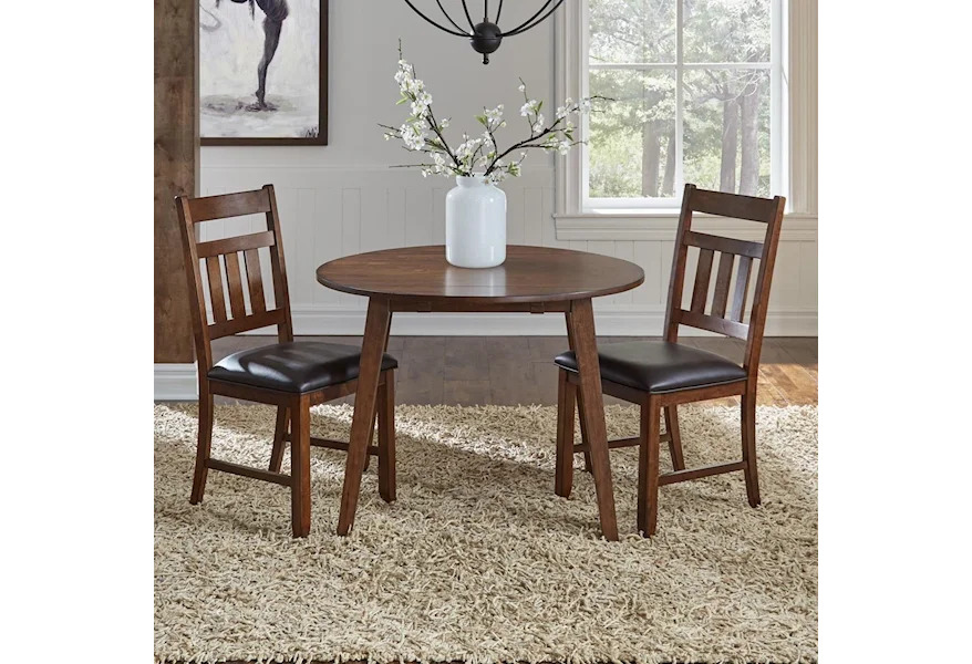 Mason 3 Piece Dining Set by AAmerica at Esprit Decor Home Furnishings