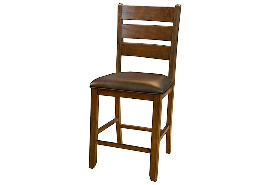 Mason Ladderback Gathering Height Stool by AAmerica at Esprit Decor Home Furnishings