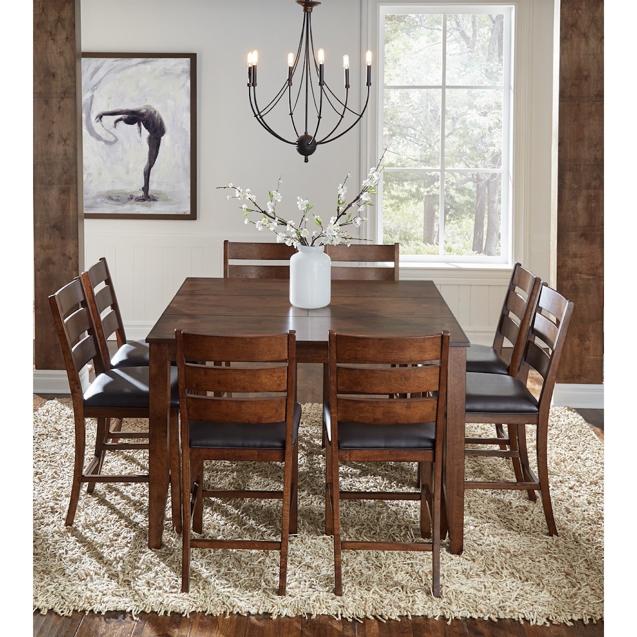 AAmerica Mason Square Gathering Height Table