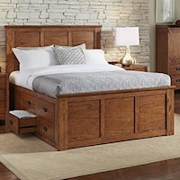 King Captain's Bed with Storage Drawers