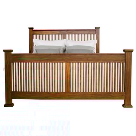 California King Slat Bed