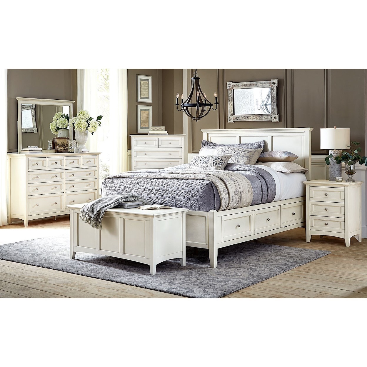 AAmerica Northlake King Storage Bed