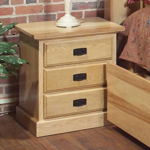 Three Drawer Nightstand