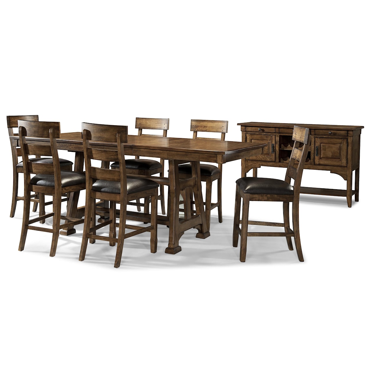 AAmerica Ozark Formal Gathering Height Dining Room Group