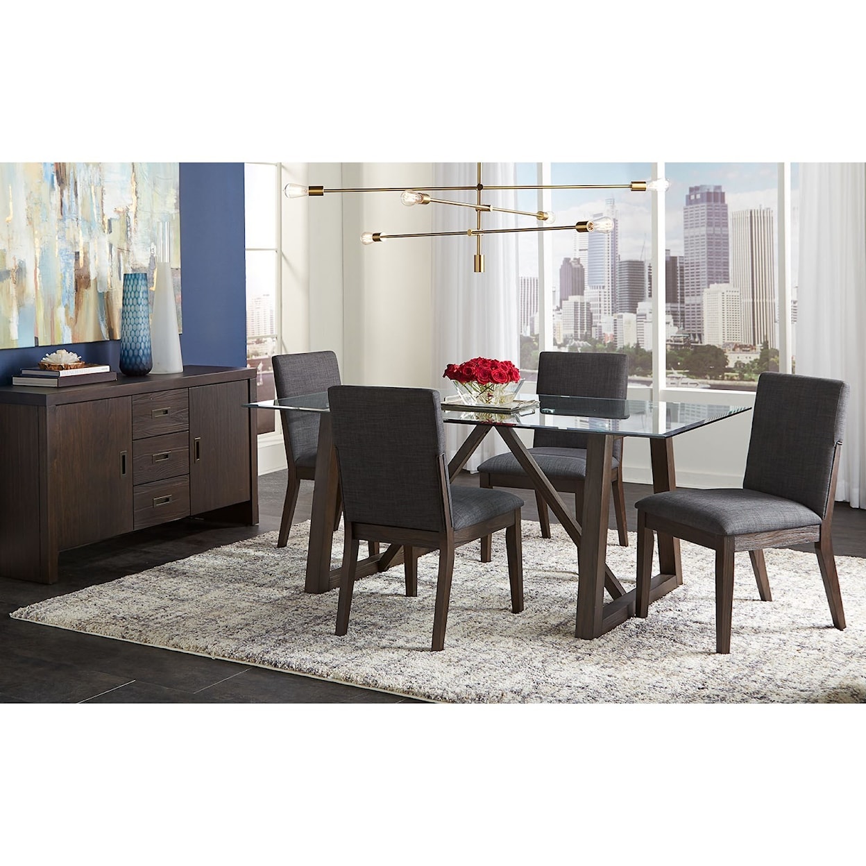 AAmerica Palm Canyon Casual Dining Room Group