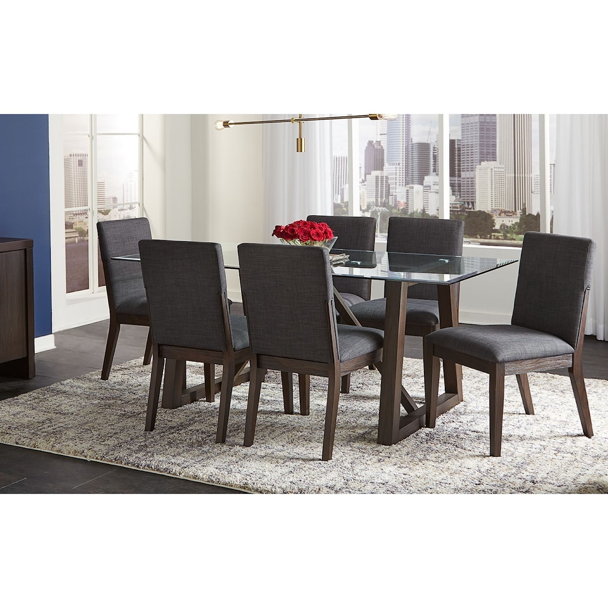 AAmerica Palm Canyon 7-Piece Table and Chair Set