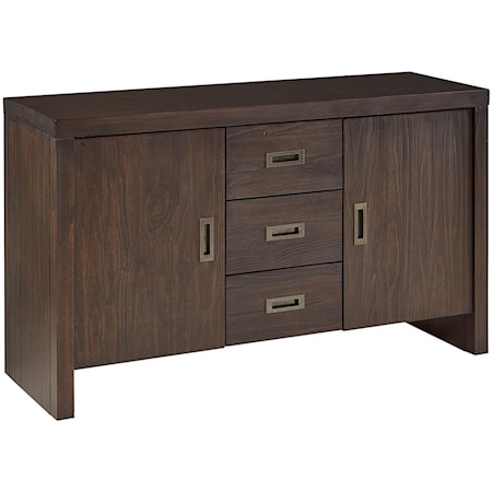 Contemporary Sideboard with Felt-Lined Drawer