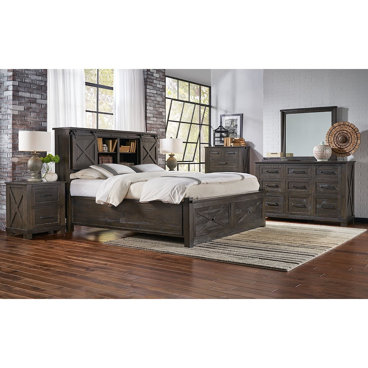 AAmerica Sun Valley King Bedroom Group