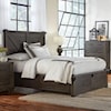 A-A Sun Valley Queen Bed with Footboard Bench