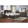 A-A Sun Valley King Bookcase Bed