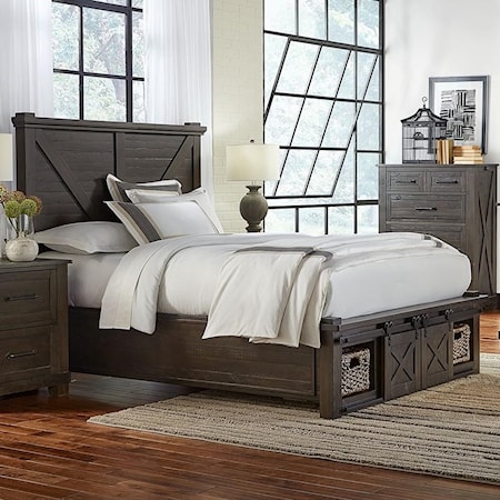 King Bed with Rotating Storage