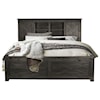 A-A Sun Valley California King Bed with Footboard Bench