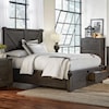 A-A Sun Valley California King Bed with Footboard Bench