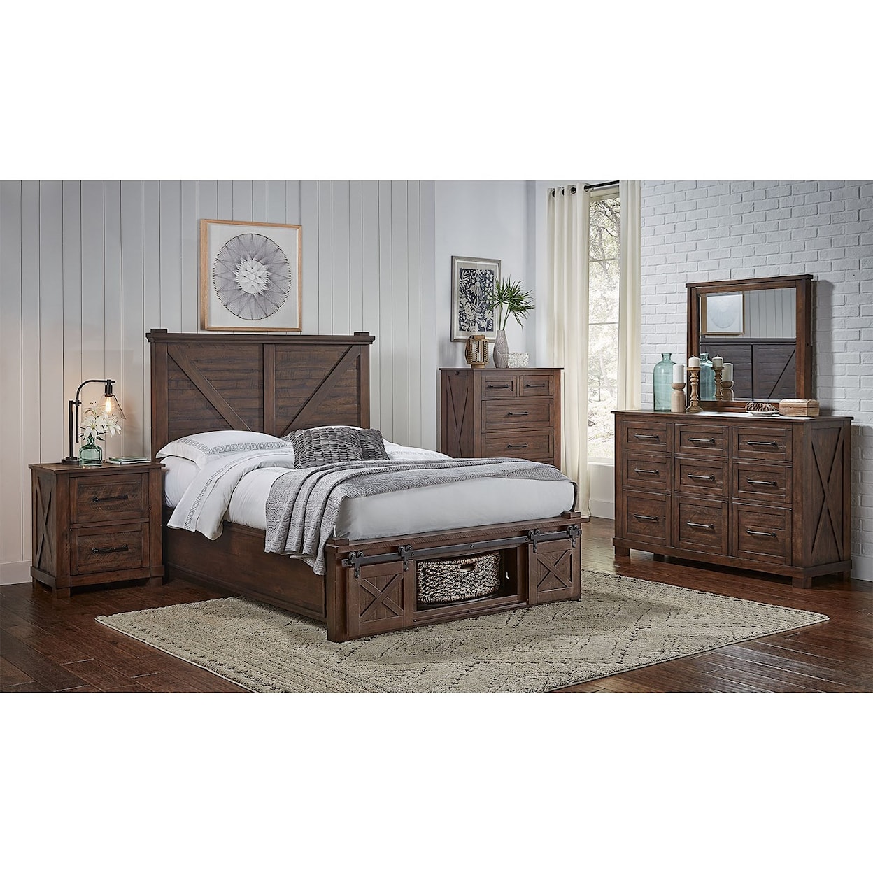 AAmerica Sun Valley Queen Bedroom Group