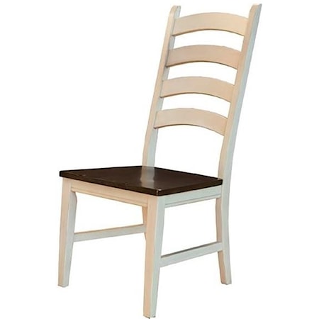 Solid Wood Ladderback Side Chair