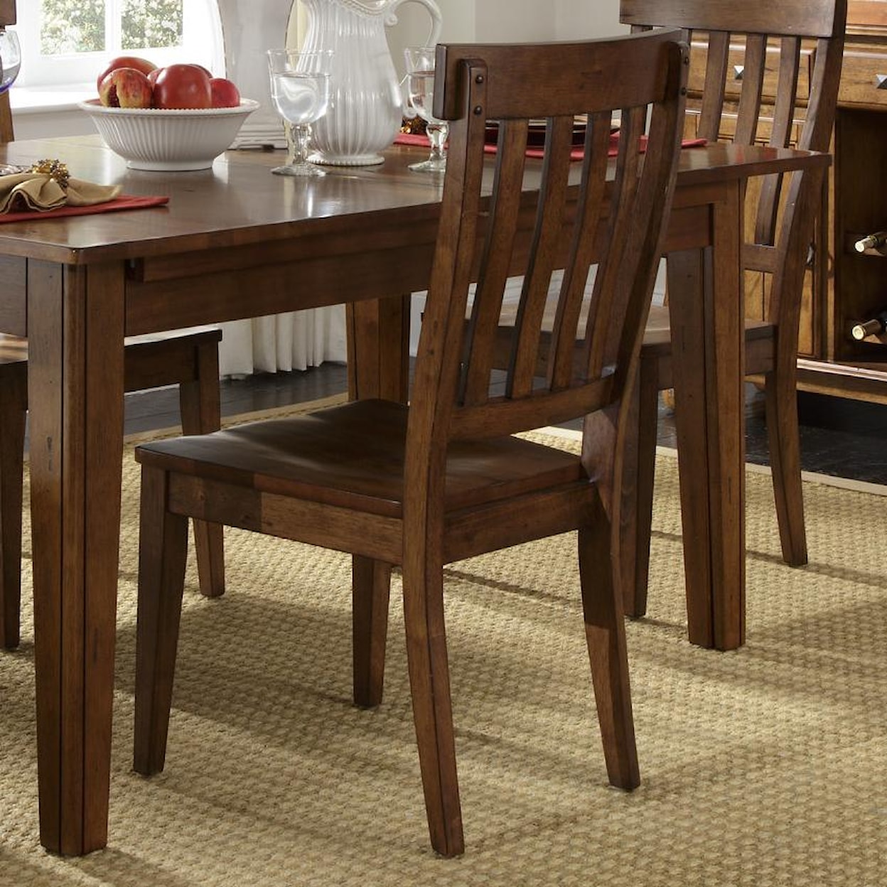 AAmerica Toluca Slat-Back Side Chair