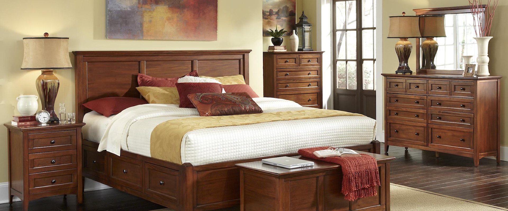 4 Piece Queen Bedroom Set