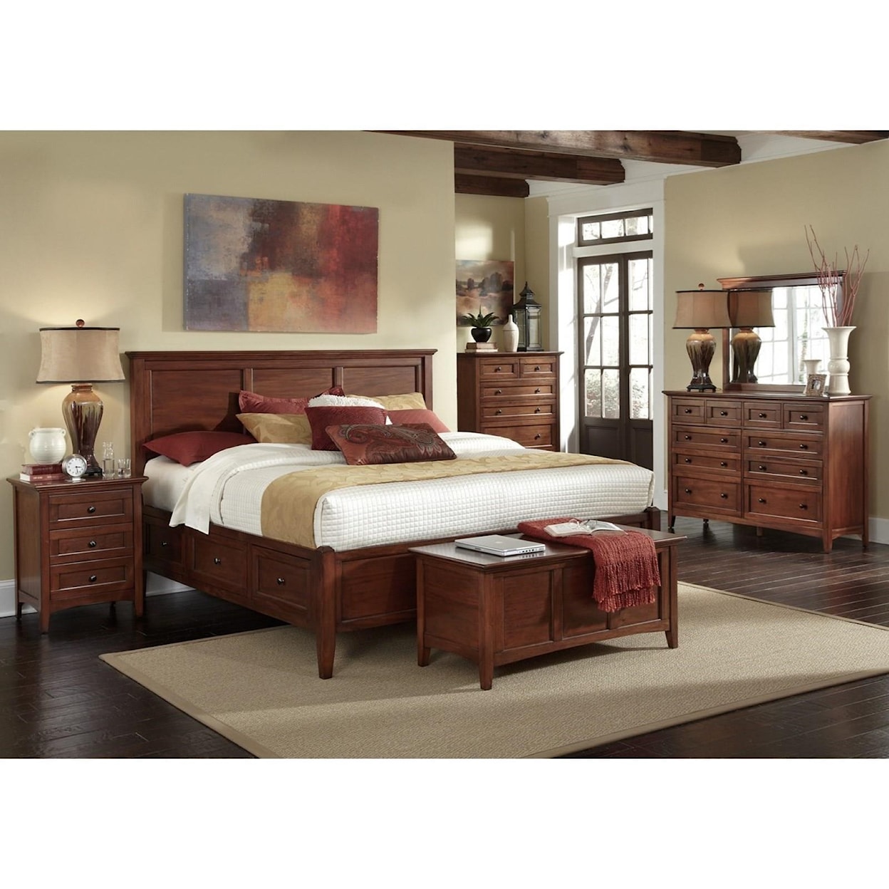 AAmerica Westlake California King Storage Bed