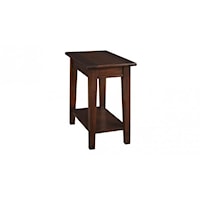 Chairside Table with Shelf