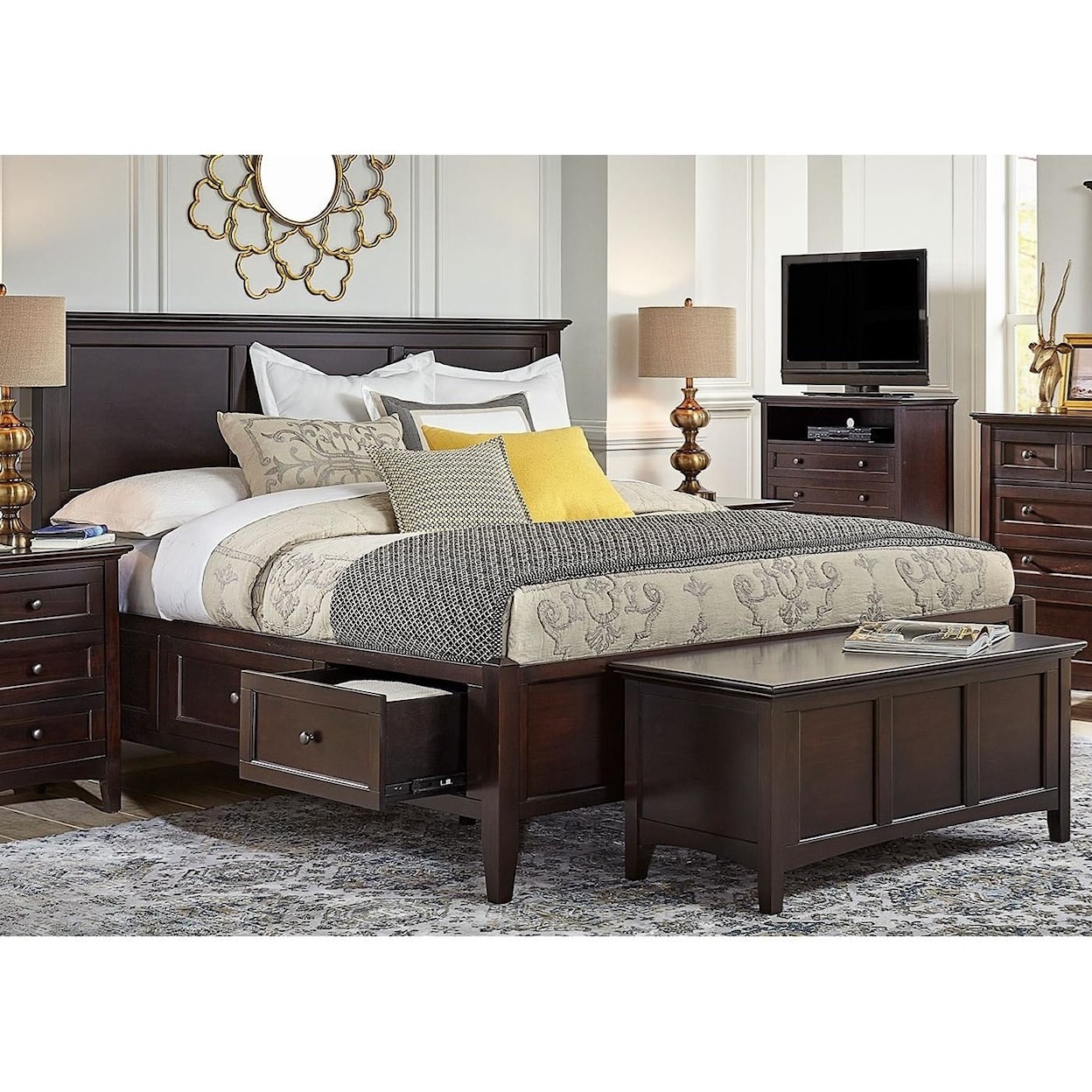 AAmerica Westlake California King Storage Bed