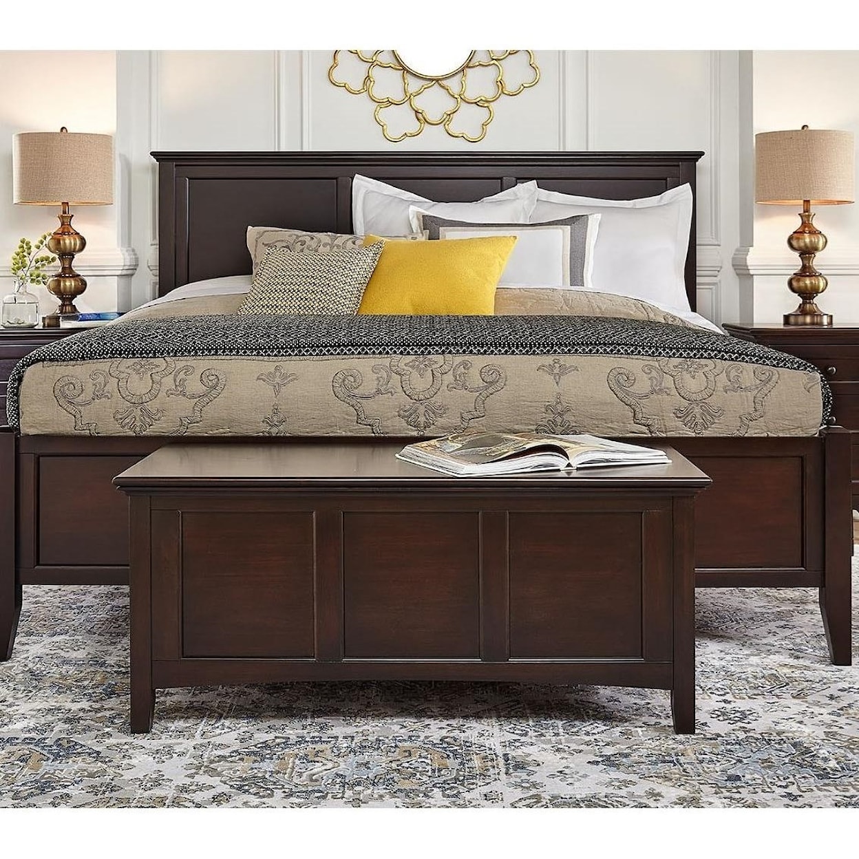 A-A Westlake California King Storage Bed