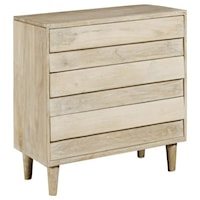 Three Drawer Reclaimed Chest with Tiered Drawer Fronts