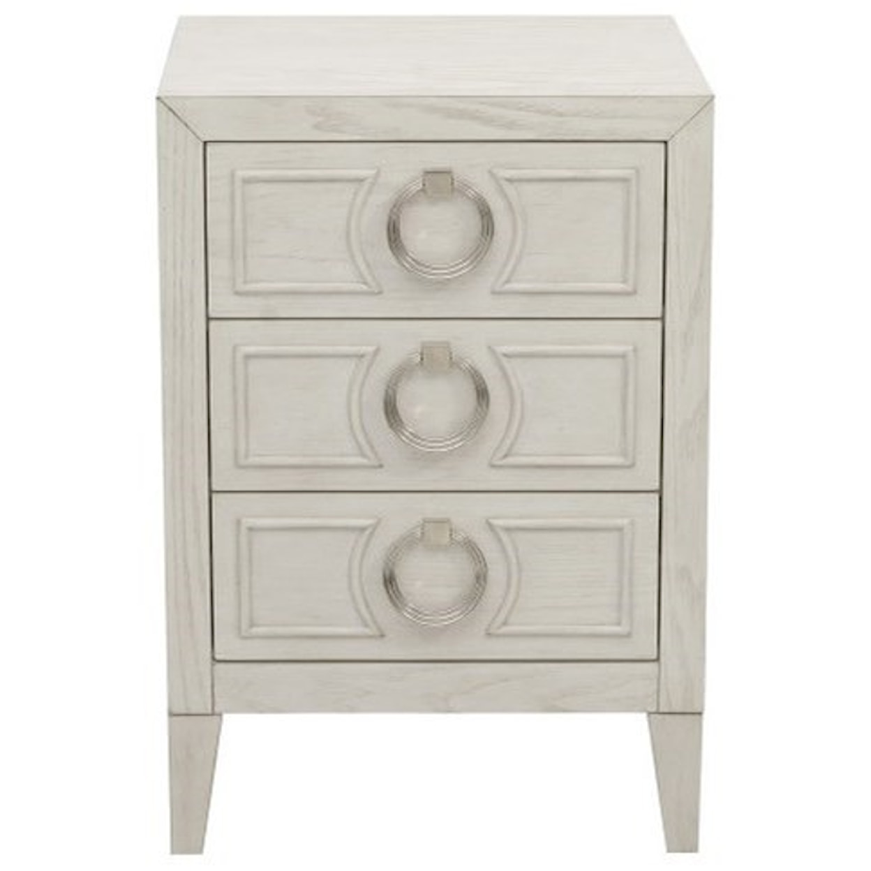 Accentrics Home Chests and Cabinets White Accent Nightstand