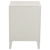 Accentrics Home Chests and Cabinets White Accent Nightstand